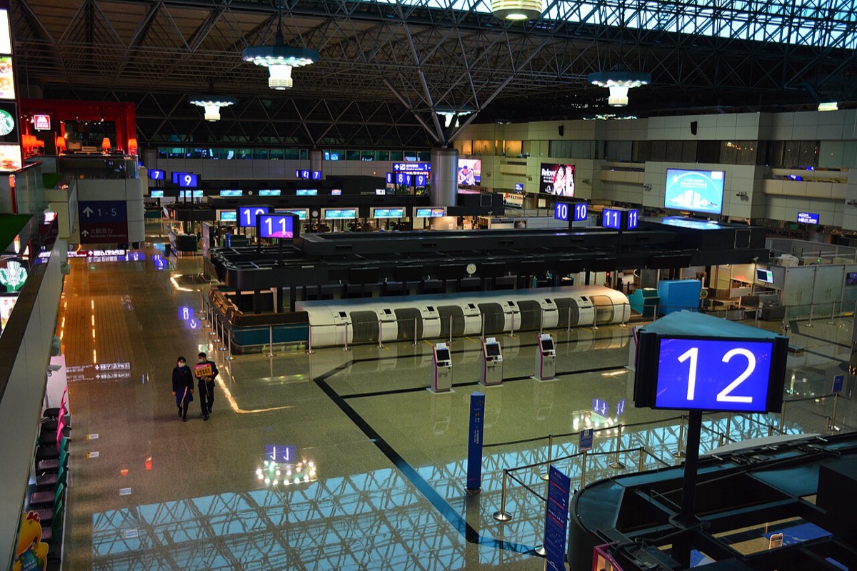 日本自由行行前準備的最後一站：桃園國際機場第二航廈出境報到大廳